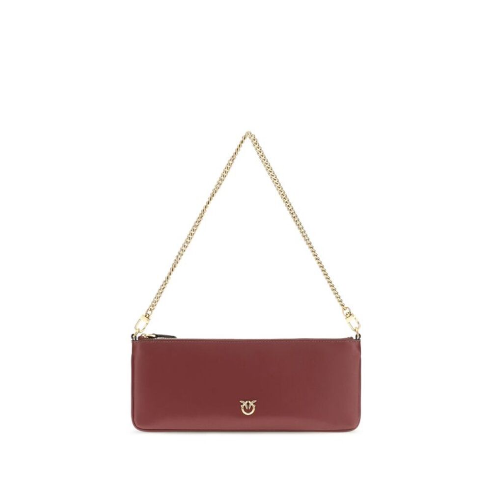 Pinko Women Horizontal Flat Leather Shoulder Bag